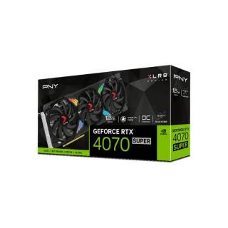 PNY GeForce RTX 4070 Super XLR8 Gaming VERTO OC 12GB GDDR6X DLSS3 1*HDMI/3*DP PCi Ex 4.0 16x