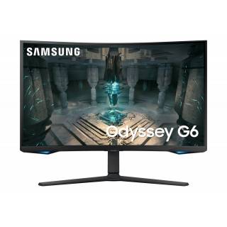 Samsung Odyssey G6 Monitor Curvo 32" VA 240Hz QHD 1ms Multimediale Pivot Hub USB 2*HDMI/DisplayPort