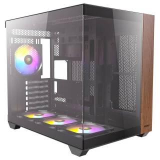 Antec CX800 Wood ARGB Case Midi Tower Vetro Temperato No-Power ATX/mATX/Mini-ITX
