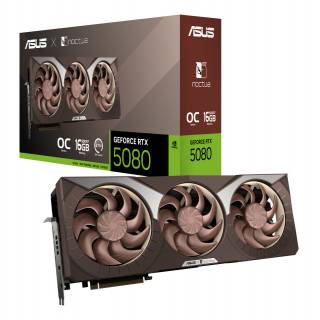 ASUS GeForce RTX 5080 Noctua OC Edition 16GB GDDR7 DLSS4 2*HDMI/3*DisplayPort PCi Ex 5.0 16x