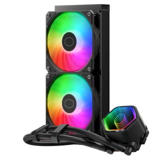 Cooler Master MasterLiquid 240 Core II Black ARGB CPU Liquid cooler Intel 1851/1700/1200 AMD AM5/AM4