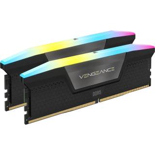 Corsair CMH32GX5M2B6400C36 Vengeance RGB 32GB Kit 2x16GB DDR5 6400MHz CL36 Nero - Memorie RAM