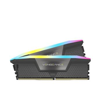 Corsair CMH32GX5M2F6000Z36 Vengeance RGB 32GB Kit 2x16GB DDR5 6000MHz CL36 Grigio - Memorie RAM