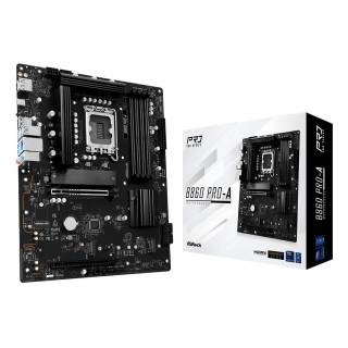 ASRock B860 Pro-A Intel B860 4*DDR5 3*M.2 4*SataIII sk1851 HDMI/displayPort mATX