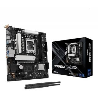 ASRock B860M-X WiFi Intel B860 2*DDR5 2*M.2 4*SataIII sk1851 HDMI/DisplayPort mATX