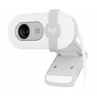 Logitech Brio 100 Webcam con Microfono 1080p/30fps USB Off-White
