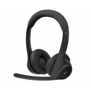 Logitech Zone 300 Cuffie con Microfono Bluetooth/USB-C Nero di mezzanotte
