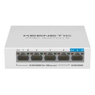 Keenetic PoE+ Switch 5 Switch Unmanaged Gigabit Ethernet 5 Porte PoE
