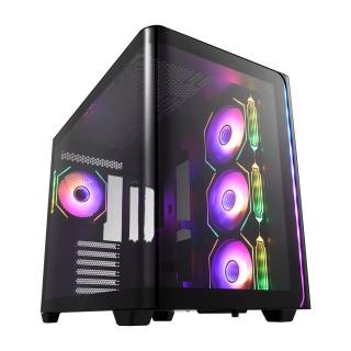FSP Fortron M580-BA ARGB Case Midi Tower Vetro Temperato No-Power ATX/mATX/Mini-ITX