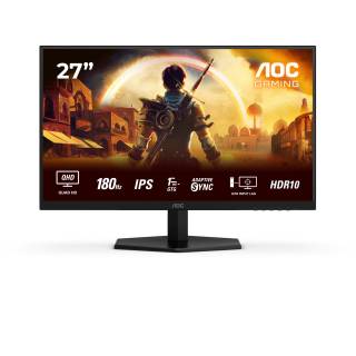 AOC Q27G42XE Monitor 27" Fast IPS 180Hz QHD 1ms Multimediale 2*HDMI/DisplayPort