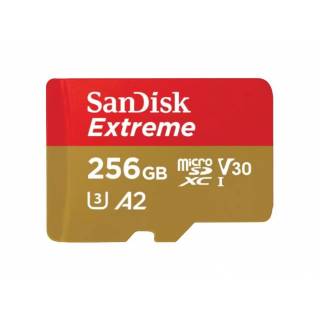 SanDisk Extreme Scheda MicroSDXC 256GB + Adattatore