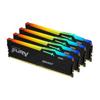 Kingston Fury Beast RGB 64GB Kit 4x16GB DDR5 5600MHz CL40