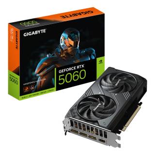 GIGABYTE GeForce RTX 5060 Windforce Max OC 8GB GDDR7 DLSS4 HDMI/3*DisplayPort PCi Ex 5.0 16x