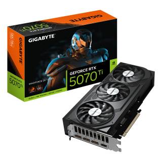 GIGABYTE GeForce RTX 5070 Ti Windforce OC V2 16GB GDDR7 DLSS4 HDMI/3*DisplayPort PCi Ex 5.0 16x