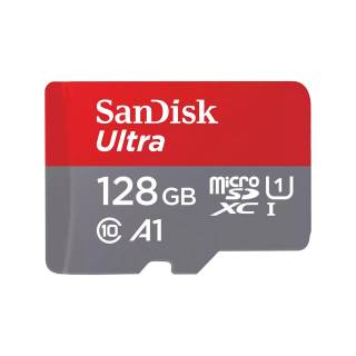 SanDisk Ultra Scheda MicroSDXC 128GB + Adattatore