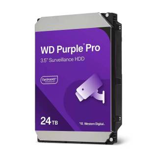 Western Digital HDD 24TB WD Purple Pro Smart Video 512MB 7200RPM SataIII 3.5"