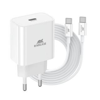 Rivacase PS4101 Caricabatterie 20W USB-C Bianco