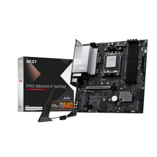 MSI PRO B840M-P WIFI6E AMD B840 4*DDR5 2*M.2 4*SataIII AM5 HDMI mATX