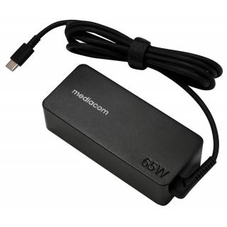 Mediacom MD-A180 Alimentatore per Notebook Universale 65W 20V USB-C