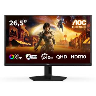 AOC Q27G41ZDF Monitor 26.5" QD-OLED 240Hz QHD 0,03ms HDMI/DisplayPort