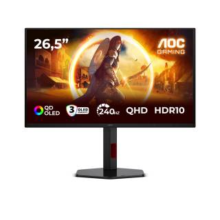 AOC Q27G4ZDR Monitor 26.5" QD-OLED 240Hz QHD 0,03ms Pivot Hub USB 2*HDMI/DisplayPort