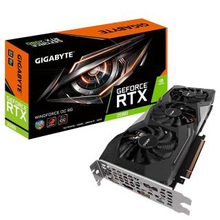 Gigabyte GeForce RTX 2080 WindForce OC 8GB GDDR6 RGB HDMI/3*DP/USB Type-C PCi Ex 3.0 16x - Refurbished Grade A