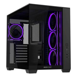 ASUS A32 Plus ARGB Black Case Midi Tower Vetro Temperato No-Power ATX/mATX/Mini-ITX