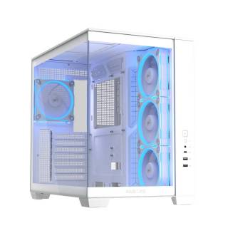ASUS A32 Plus ARGB White Case Midi Tower Vetro Temperato No-Power ATX/mATX/Mini-ITX