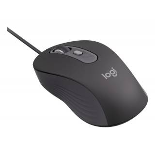 Logitech Signature Wired M520 Mouse Ottico Ambidestro 4000DPI 4 Tasti USB-C