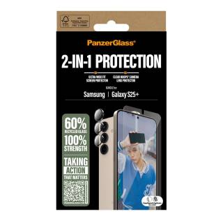 PanzerGlass Bundle Protezione 2 in 1 Vetro Temperato per Samsung Galaxy S25+