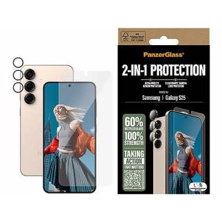 PanzerGlass Bundle Protezione Schermo 2-in-1 per Samsung Galaxy S25