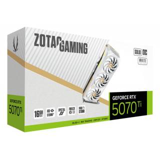 Zotac GeForce RTX 5070 Ti Solid Core OC White Edition 16GB GDDR7 DLSS4 1*HDMI/3*DisplayPort PCi Ex 5.0 16x