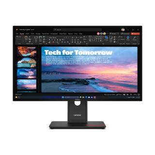 Lenovo ThinkVision T27QD-40 Monitor 27" IPS 120Hz QHD 6ms Pivot USB-C HDMI/DisplayPort