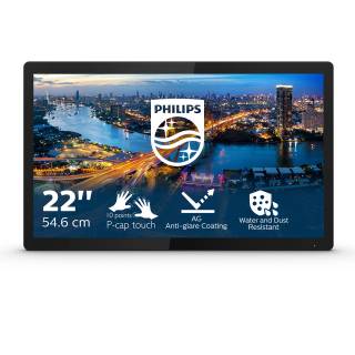 Philips 222B1TFL/00 Monitor 21,5" IPS 75Hz Full HD 4ms Touch Hub USB HDMI/DisplayPort/VGA/DVI-D