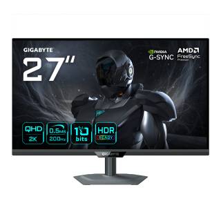GIGABYTE G27Q20 Monitor 27" SS IPS 200Hz QHD 0.5ms Pivot 2*HDMI/DisplayPort