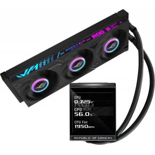ASUS ROG Strix LC IV 360 ARGB LCD CPU Liquid Cooler Display LCD Intel 1851/1700 AMD AM5/AM4