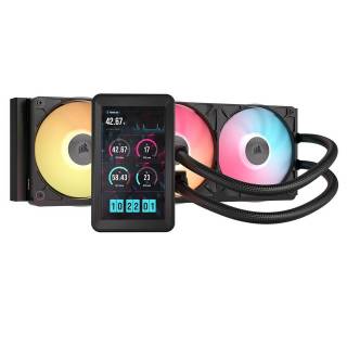 Corsair iCUE Link Titan II 360 RX LCD CPU Liquid Cooler Display 5" IPS Intel 1851/1700 AMD AM5/AM4
