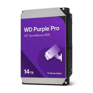 Western Digital HDD 14TB WD Purple Pro Smart video 512MB 7200RPM SataIII 3.5"